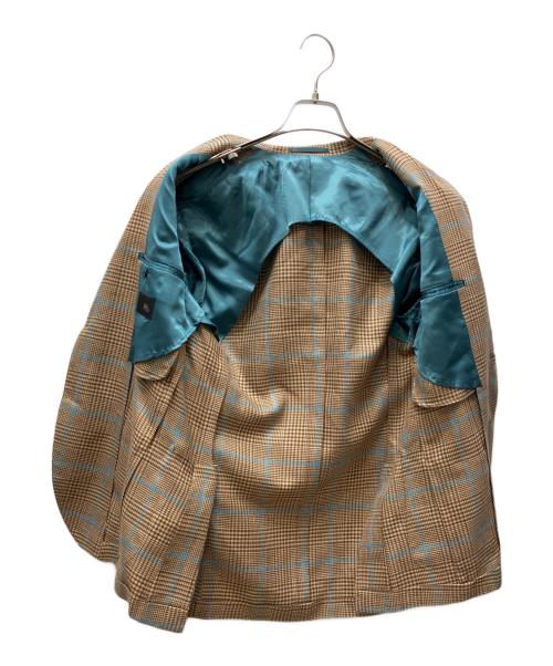 Brilla per il gusto（ブリッラ ペル イルグースト）Brilla per il gusto (ブリッラ ペル イルグースト) LORO PIANA ミックスグレンチェック＋ペーンジャケット ベージュ サイズ:44の古着・服飾アイテム