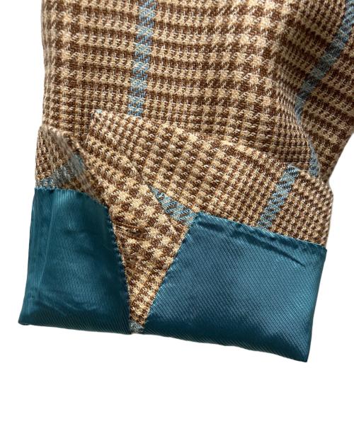 Brilla per il gusto（ブリッラ ペル イルグースト）Brilla per il gusto (ブリッラ ペル イルグースト) LORO PIANA ミックスグレンチェック＋ペーンジャケット ベージュ サイズ:44の古着・服飾アイテム