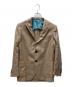 Brilla per il gusto（ブリッラ ペル イルグースト）の古着「LORO PIANA ミックスグレンチェック＋ペーンジャケット」｜ベージュ