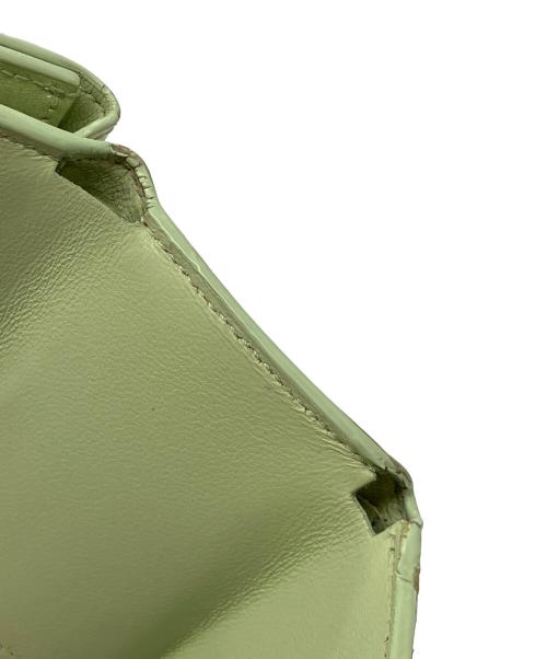 BALENCIAGA（バレンシアガ）BALENCIAGA (バレンシアガ) 3つ折り財布 グリーンの古着・服飾アイテム