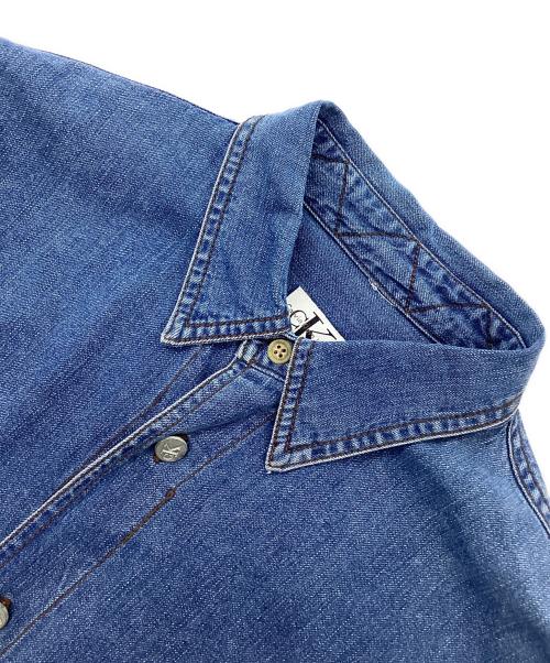 Calvin Klein Jeans（カルバンクラインジーンズ）Calvin Klein Jeans (カルバンクラインジーンズ) デニムシャツ インディゴ サイズ:Mの古着・服飾アイテム