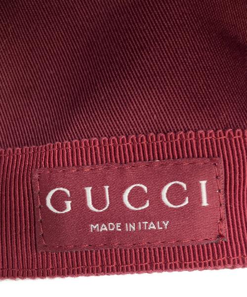 GUCCI（グッチ）GUCCI (グッチ) キャップ ボルドー サイズ:Mの古着・服飾アイテム