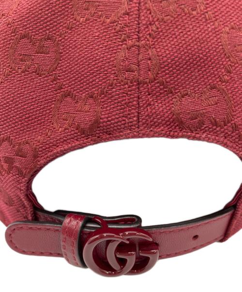 GUCCI（グッチ）GUCCI (グッチ) キャップ ボルドー サイズ:Mの古着・服飾アイテム