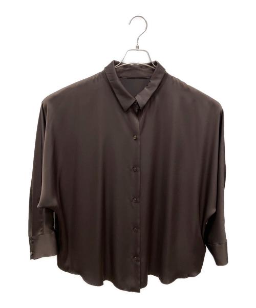 Plage（プラージュ）Plage (プラージュ) dull satin dolman ブラウス ブラウン サイズ:Free 未使用品の古着・服飾アイテム