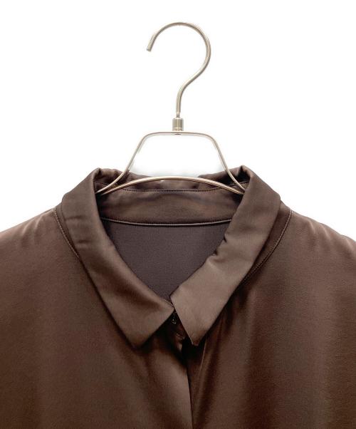 Plage（プラージュ）Plage (プラージュ) dull satin dolman ブラウス ブラウン サイズ:Free 未使用品の古着・服飾アイテム