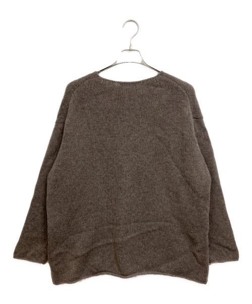 Plage（プラージュ）Plage (プラージュ) WOOL CASHMERE SOFT TUNIC ニット グレー サイズ:Freeの古着・服飾アイテム
