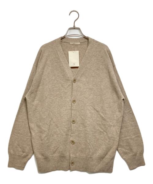 Plage（プラージュ）Plage (プラージュ) EXメリノウールVネックカーディガン ベージュ サイズ:F 未使用品の古着・服飾アイテム