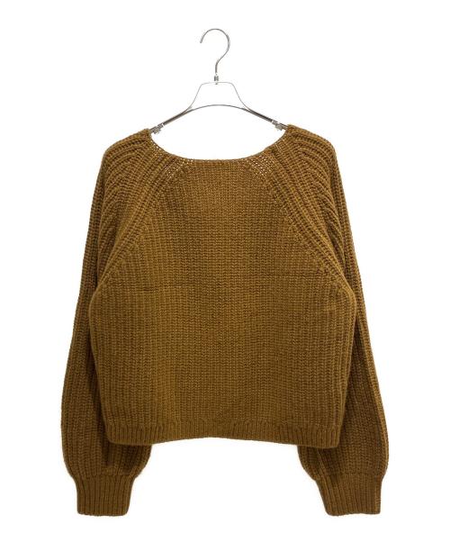 Plage（プラージュ）Plage (プラージュ) yak mix loose ニット ブラウン サイズ:FREEの古着・服飾アイテム