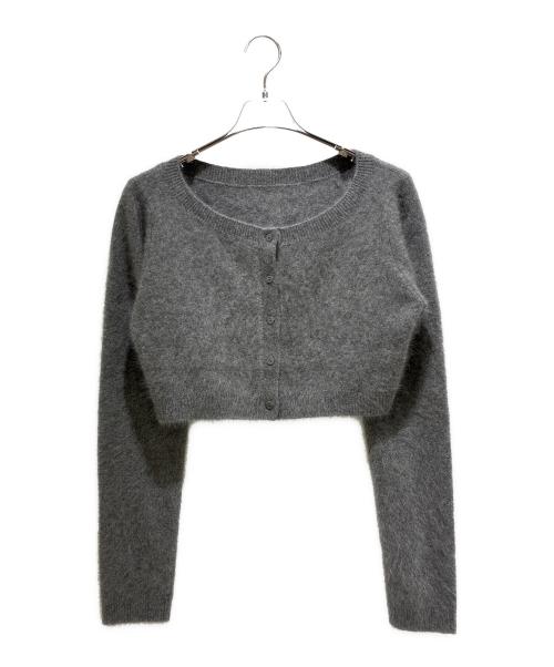 Plage（プラージュ）Plage (プラージュ) Light Fur Short カーディガン グレー サイズ:FREE 未使用品の古着・服飾アイテム