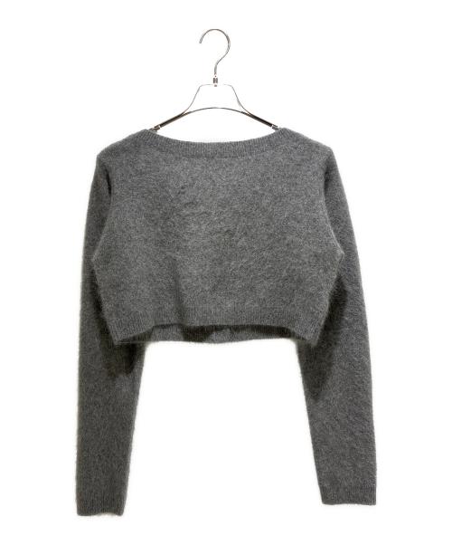 Plage（プラージュ）Plage (プラージュ) Light Fur Short カーディガン グレー サイズ:FREE 未使用品の古着・服飾アイテム