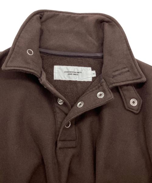 JANE SMITH（ジェーンスミス）JANE SMITH (ジェーンスミス) FROSTING COTTON FLEECE SNAP プルオーバー ブラウン サイズ:XS 未使用品の古着・服飾アイテム