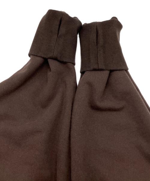 JANE SMITH（ジェーンスミス）JANE SMITH (ジェーンスミス) FROSTING COTTON FLEECE SNAP プルオーバー ブラウン サイズ:XS 未使用品の古着・服飾アイテム