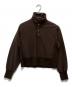 JANE SMITH（ジェーンスミス）の古着「FROSTING COTTON FLEECE SNAP プルオーバー」｜ブラウン