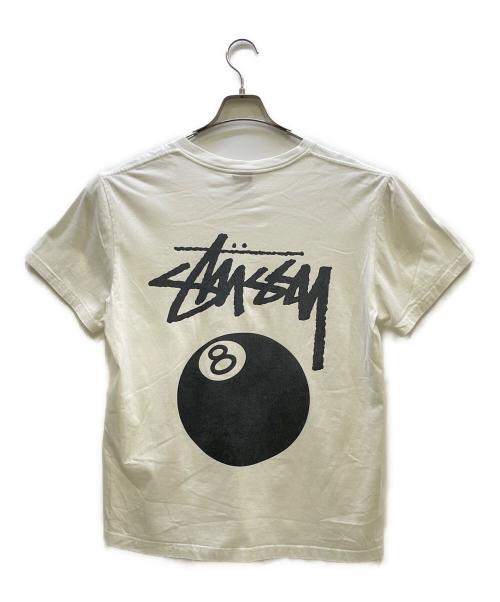 stussy（ステューシー）stussy (ステューシー) 8 BALL TEE ホワイト サイズ:Mの古着・服飾アイテム
