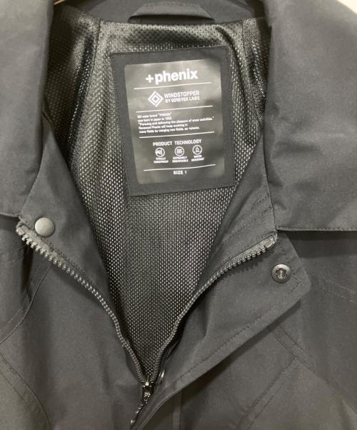 +PHENIX（プラスフェニックス）+PHENIX (プラスフェニックス) CLESSTE (クレスト) ナイロンジャケット ブラック サイズ:1の古着・服飾アイテム