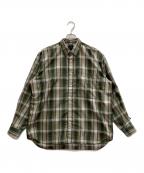 DAIWA PIER39ダイワ ピア39）の古着「TECH REGULAR COLLAR SHIRTS L/S PLAIDS」｜グリーン