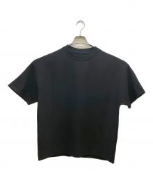 UNITED ARROWS & SONS（ユナイテッドアローズ＆サンズ）の古着「D/SL TEE/Tシャツ」｜ブラック