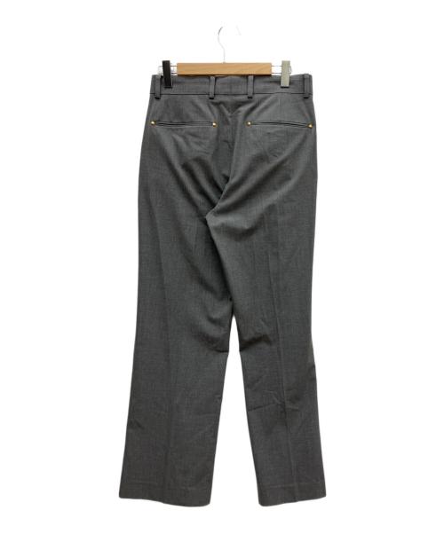 COLUMN（コラム）COLUMN (コラム) ストレッチフレアスラックス グレー サイズ:Mの古着・服飾アイテム