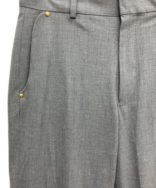 COLUMN（コラム）COLUMN (コラム) ストレッチフレアスラックス グレー サイズ:Mの古着・服飾アイテム