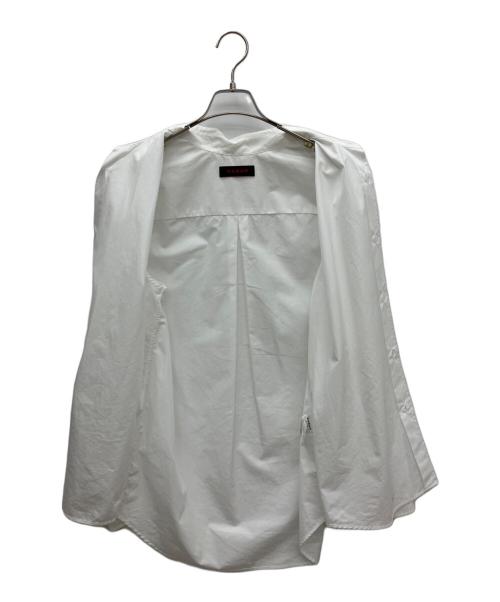 CABAN（キャバン）CABAN (キャバン) コットン レギュラーカラーシャツ ホワイト サイズ:Mの古着・服飾アイテム