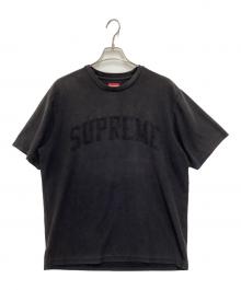 SUPREME（シュプリーム）の古着「Pile Arch Logo Tee」｜チャコールグレー
