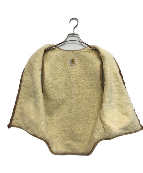 CarHartt（カーハート）CarHartt (カーハート) 裏ボアダックベスト ベージュ サイズ:Mの古着・服飾アイテム