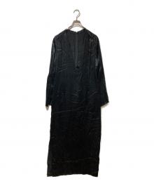 PRANK PROJECT（プランクプロジェクト）の古着「Deep Neck Maxi One Piece」｜ブラック