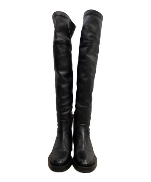 VALENTINO GARAVANI（ヴァレンティノ・ガラヴァーニ）VALENTINO GARAVANI (ヴァレンティノ・ガラヴァーニ) ニーハイブーツ ブラック サイズ:23.5cmの古着・服飾アイテム