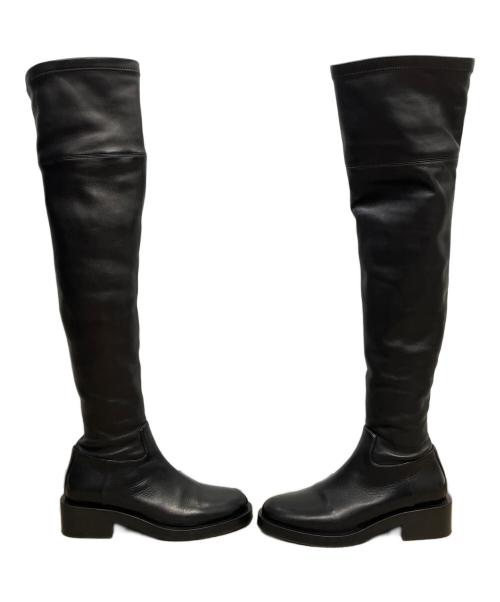 VALENTINO GARAVANI（ヴァレンティノ・ガラヴァーニ）VALENTINO GARAVANI (ヴァレンティノ・ガラヴァーニ) ニーハイブーツ ブラック サイズ:23.5cmの古着・服飾アイテム