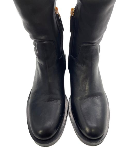 VALENTINO GARAVANI（ヴァレンティノ・ガラヴァーニ）VALENTINO GARAVANI (ヴァレンティノ・ガラヴァーニ) ニーハイブーツ ブラック サイズ:23.5cmの古着・服飾アイテム