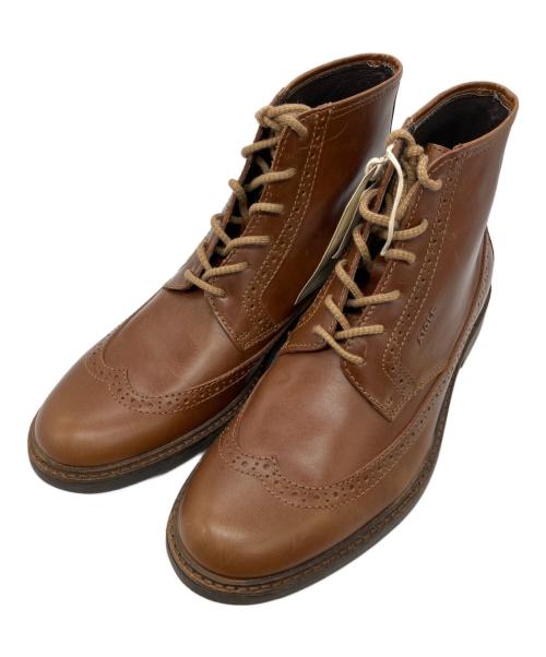 AIGLE（エーグル）AIGLE (エーグル) ウィングチップレザーブーツ ブラウン サイズ:42の古着・服飾アイテム