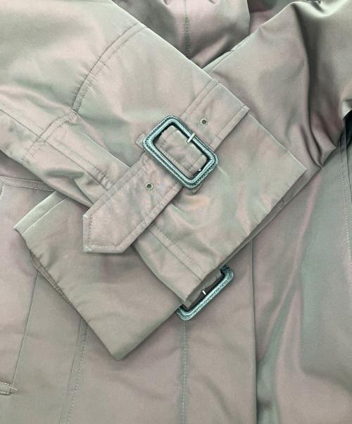 BURBERRY LONDON（バーバリーロンドン）BURBERRY LONDON (バーバリーロンドン) フォックスファー 中綿コート ブラウン サイズ:40の古着・服飾アイテム