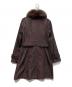 BURBERRY LONDON (バーバリーロンドン) フォックスファー 中綿コート ブラウン サイズ:40：15000円