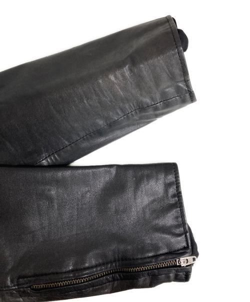 LAD MUSICIAN（ラッドミュージシャン）LAD MUSICIAN (ラッドミュージシャン) ホースレザーライダースジャケット ブラック サイズ:46の古着・服飾アイテム