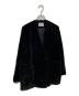 IENA（イエナ）の古着「スカラップドベルベットジャケット　25AW」｜ブラック