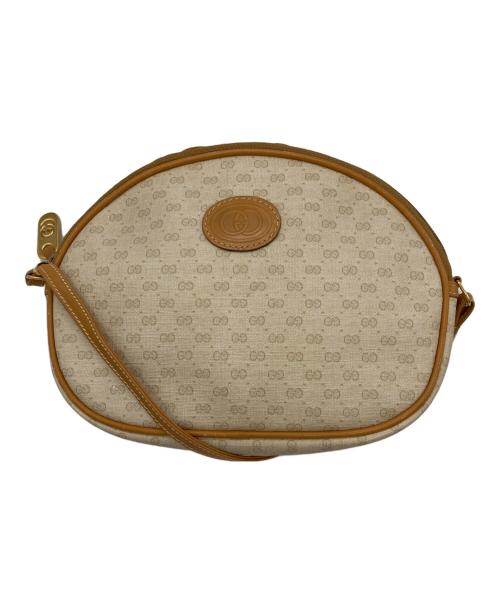 GUCCI（グッチ）GUCCI (グッチ) マイクロGG ショルダーバッグ ブラウンの古着・服飾アイテム