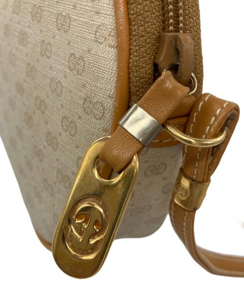 GUCCI（グッチ）GUCCI (グッチ) マイクロGG ショルダーバッグ ブラウンの古着・服飾アイテム