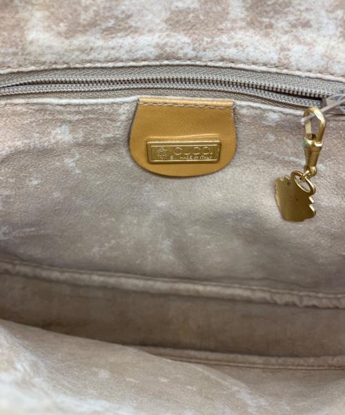 GUCCI（グッチ）GUCCI (グッチ) マイクロGG ショルダーバッグ ブラウンの古着・服飾アイテム