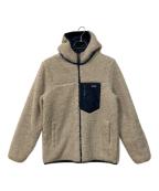 Patagoniaパタゴニア）の古着「リバーシブル・レディ・フレディ・フーディ」｜ネイビー×ベージュ
