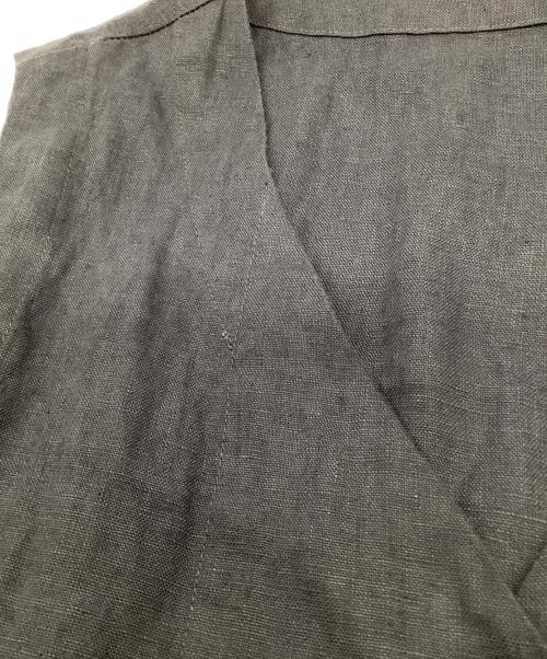 nest Robe（ネストローブ）nest Robe (ネストローブ) リネンボタンルーズベスト ネイビー サイズ:Fの古着・服飾アイテム