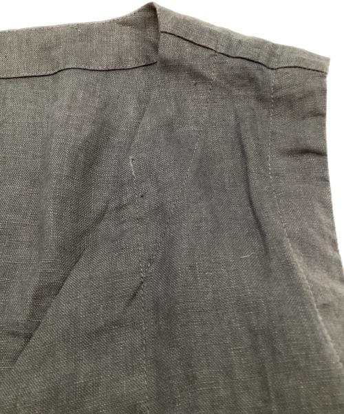 nest Robe（ネストローブ）nest Robe (ネストローブ) リネンボタンルーズベスト ネイビー サイズ:Fの古着・服飾アイテム