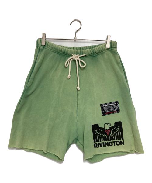 RIVINGTON roi Rebis（リヴィントンロイレヴィス）RIVINGTON roi Rebis (リヴィントンロイレヴィス) スウェットショーツ 黄緑 サイズ:Lの古着・服飾アイテム