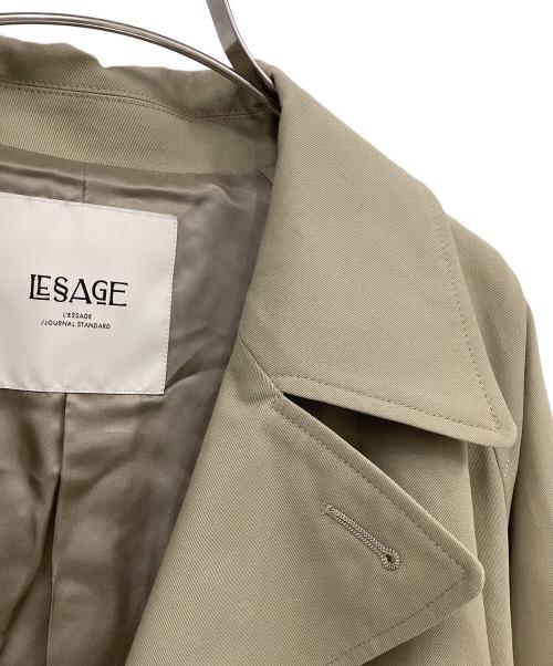 journal standard L'essage（ジャーナルスタンダード レサージュ）journal standard L'essage (ジャーナルスタンダード レサージュ) ショートトレンチコート ベージュ サイズ:FREEの古着・服飾アイテム