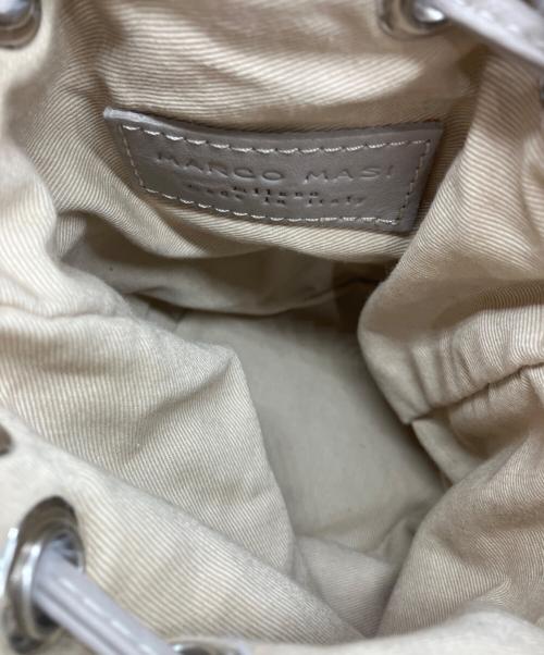 MARCO MASI（マルコマージ）MARCO MASI (マルコマージ) エコファー巾着バッグ ベージュの古着・服飾アイテム
