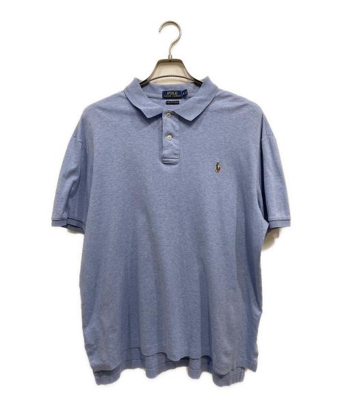 POLO RALPH LAUREN（ポロ・ラルフローレン）POLO RALPH LAUREN (ポロ・ラルフローレン) ポロシャツ スカイブルー サイズ:XLの古着・服飾アイテム