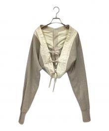 INSCRIRE（アンスクリア）の古着「Under bolero」｜ベージュ