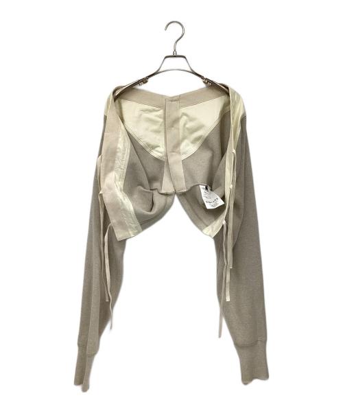 INSCRIRE（アンスクリア）INSCRIRE (アンスクリア) Under bolero ベージュ サイズ:FREEの古着・服飾アイテム