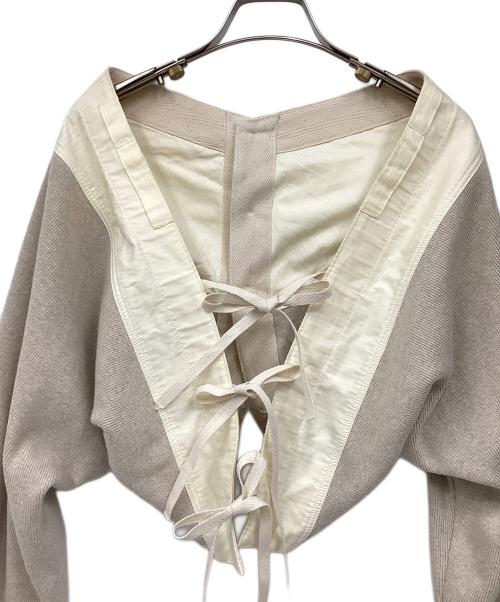 INSCRIRE（アンスクリア）INSCRIRE (アンスクリア) Under bolero ベージュ サイズ:FREEの古着・服飾アイテム