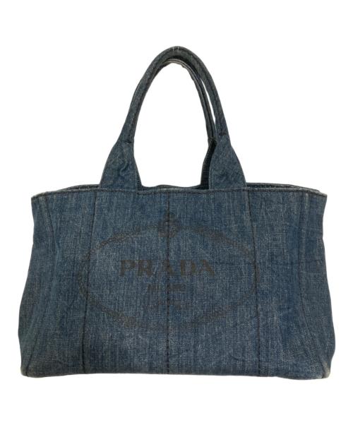 PRADA（プラダ）PRADA (プラダ) カナパ/デニムトートバッグ インディゴ サイズ:-の古着・服飾アイテム