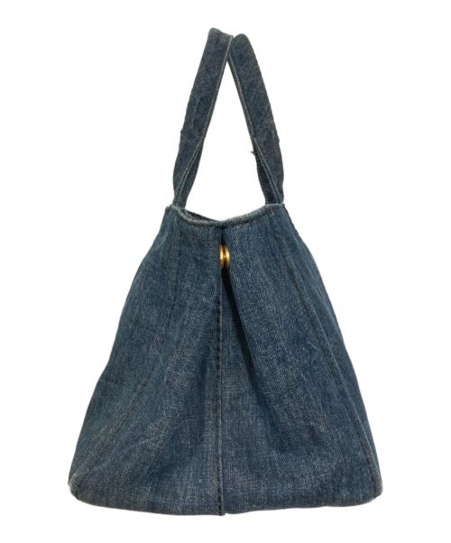 PRADA（プラダ）PRADA (プラダ) カナパ/デニムトートバッグ インディゴ サイズ:-の古着・服飾アイテム